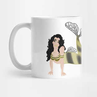 Mermaid - Bee Happy V2 Mug